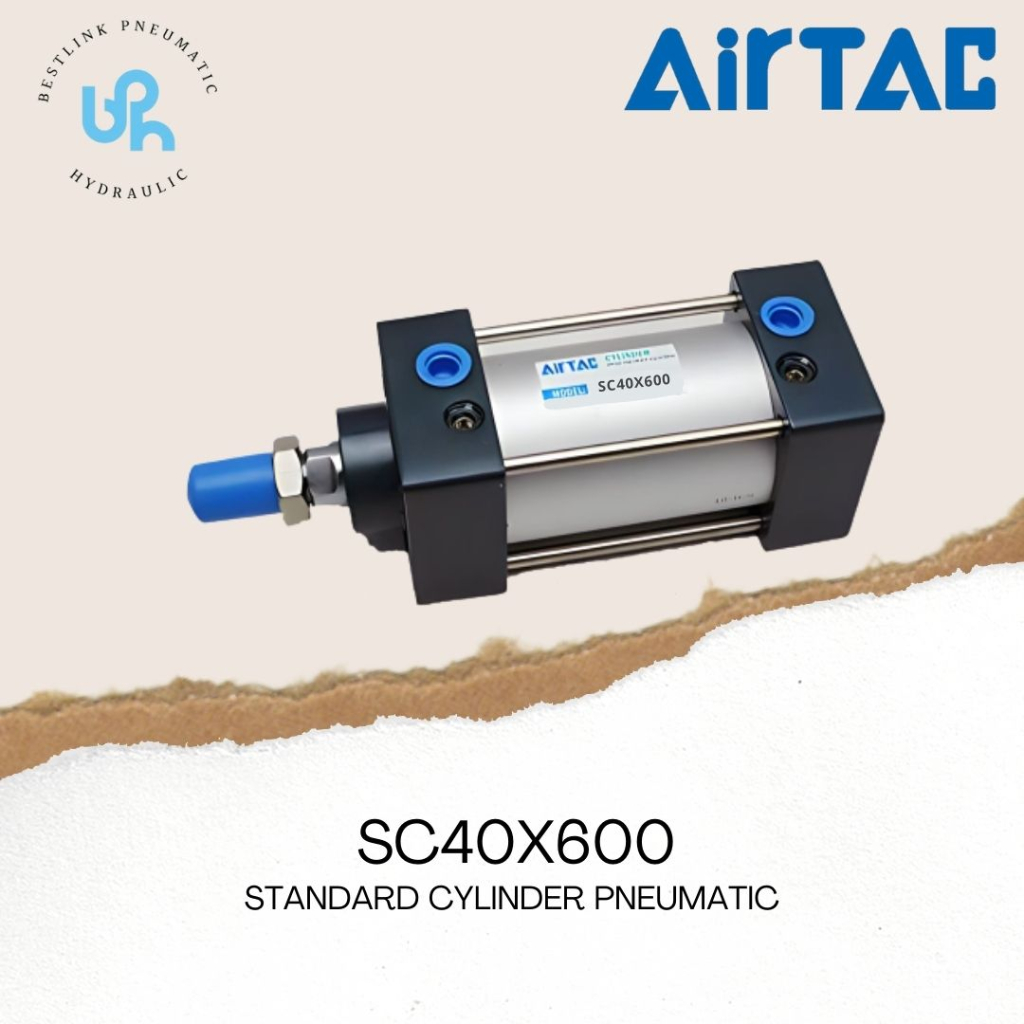 SC40X600 AIRTAC STANDARD CYLINDER PNEUMATIC SC40X600-S / SC40X600