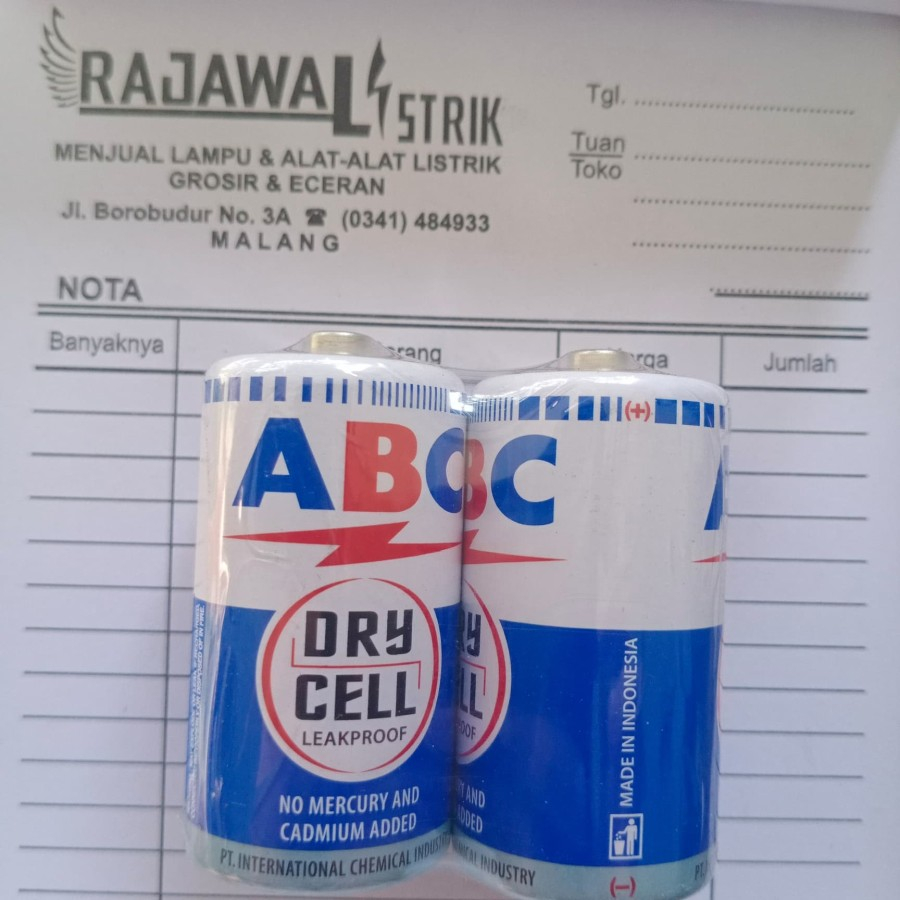 Baterai tanggung tipe C merk ABC
