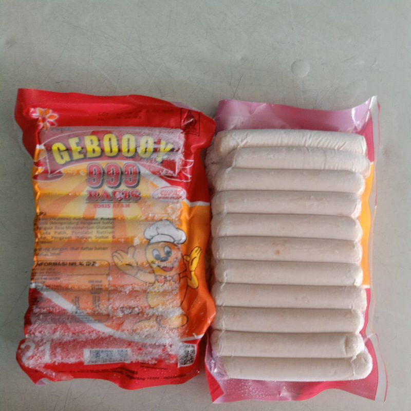 

Gebooy basis sosis putih isi 21pcs 420gr