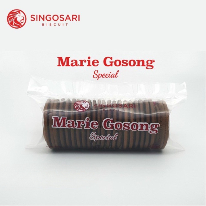

Biskuit Marie Gosong Singosari Special - 200 gram | Biscuit Crackers Snack Makanan Ringan Khas