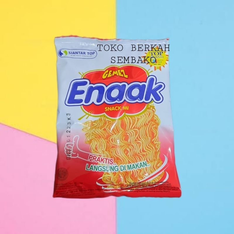 

Mie Gemez Enaak Snack Mi 16gr 1 BUNGKUS / Snack Mie Enak