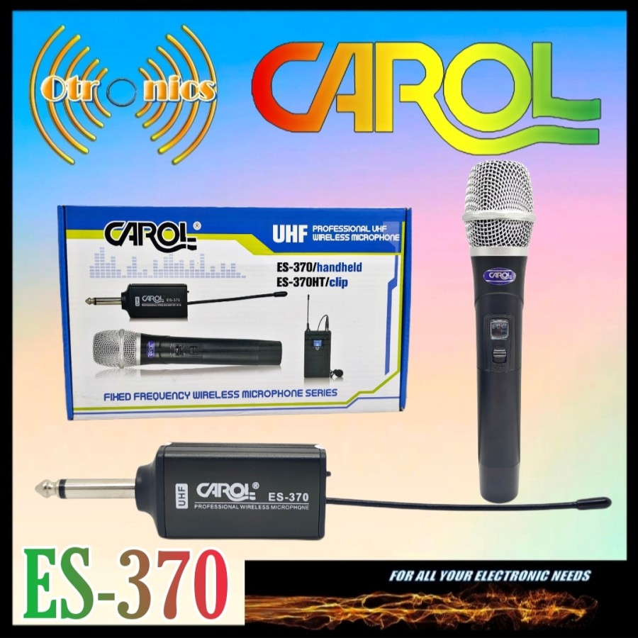 Mic Wireless CAROL UHF ES 370 HANDLE / Microphone