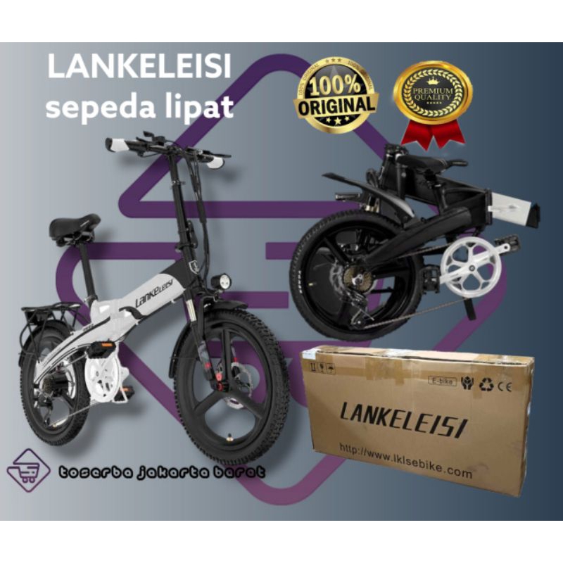 sepeda listrik lipat LANKELEISI luxury edition