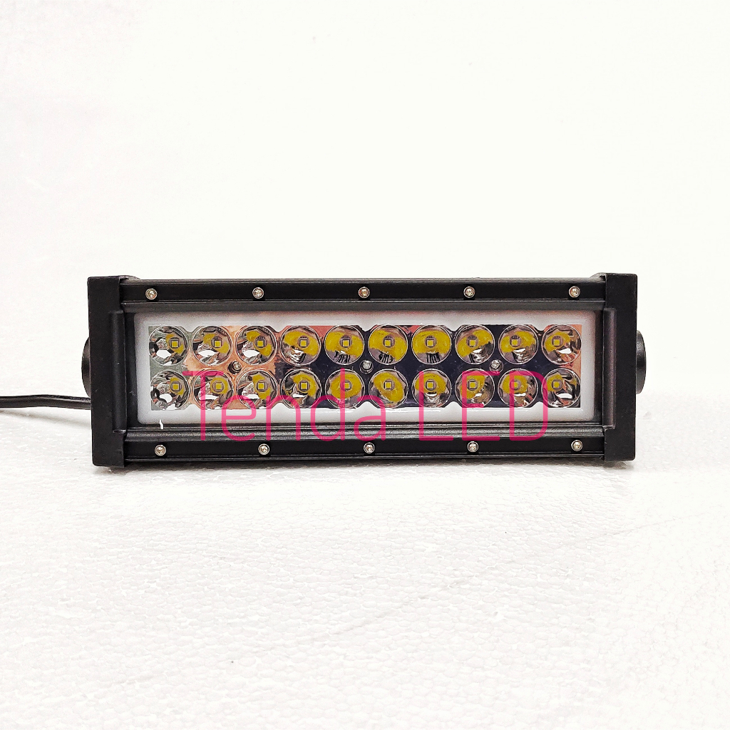 Lampu sorot mobil LED BAR CREE 60W RGB 12 - 24V panjang 23cm
