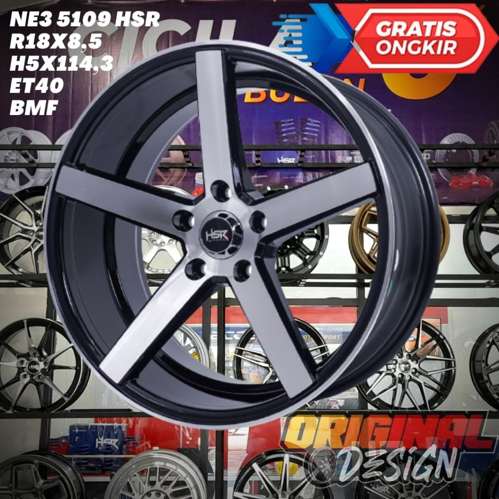 Velg Racing ring 18 HSR NE3 R18 Untuk Rush , Terios , Xpander, HRV
