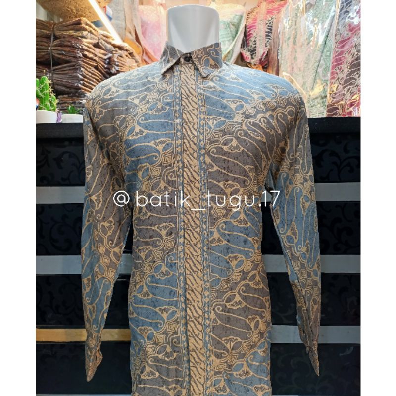 Batik dobi ATBM cap . batik Trusmi Cirebon