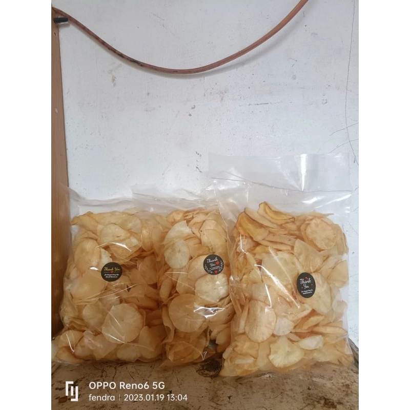 

keripik singkong ori (gurih) kemasan 500gr