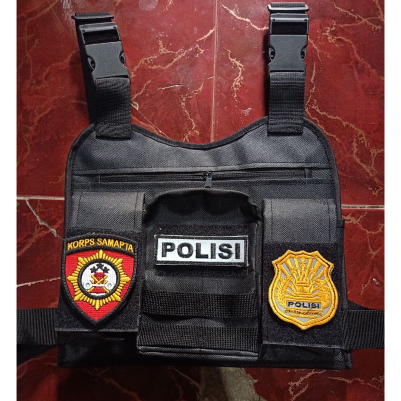 Tas dada, chesth bag , tas dada polisi samapta
