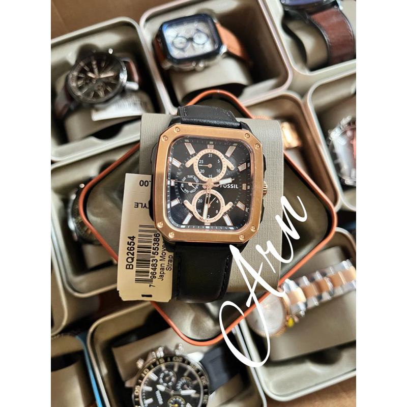 BQ2654 jam tangan fossill black