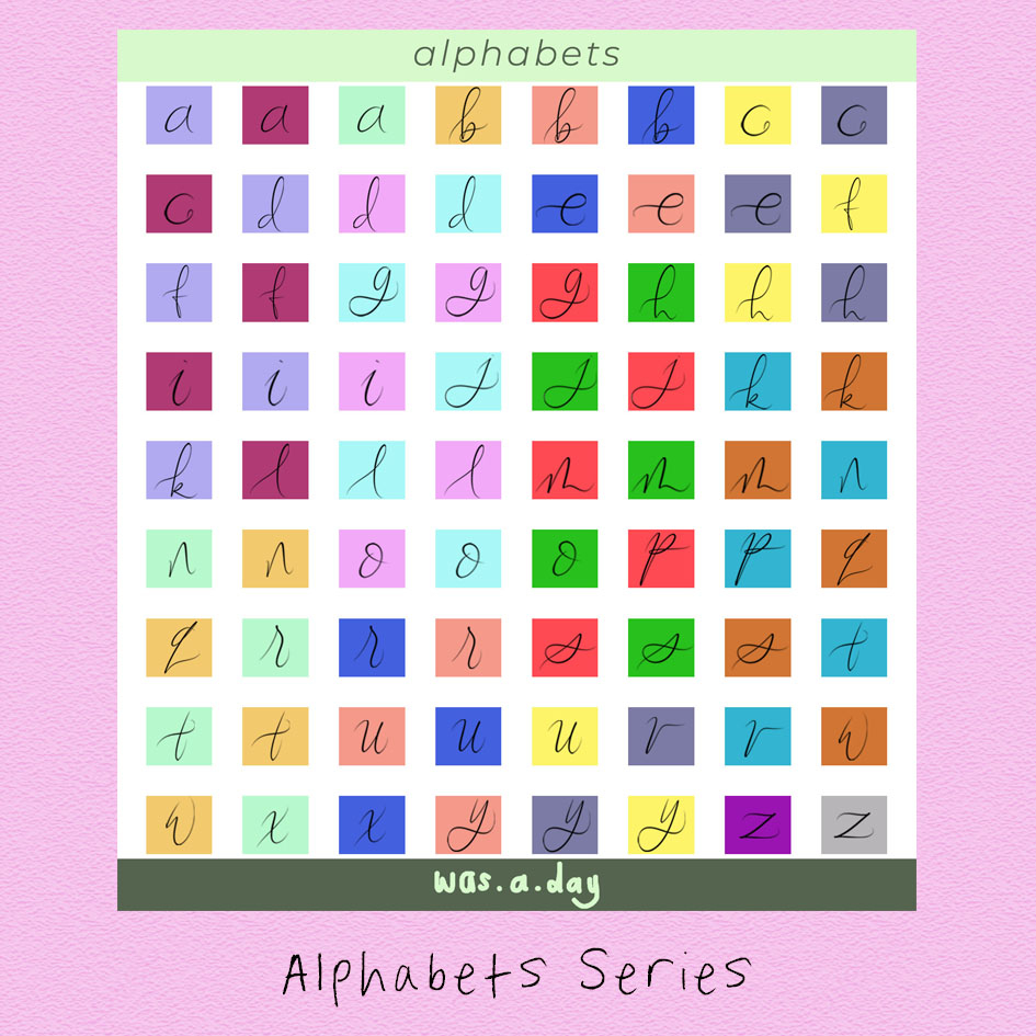 

Series 09 - Stickers Alphabets Series | Vinyl Sticker Aesthetic Cute Journaling