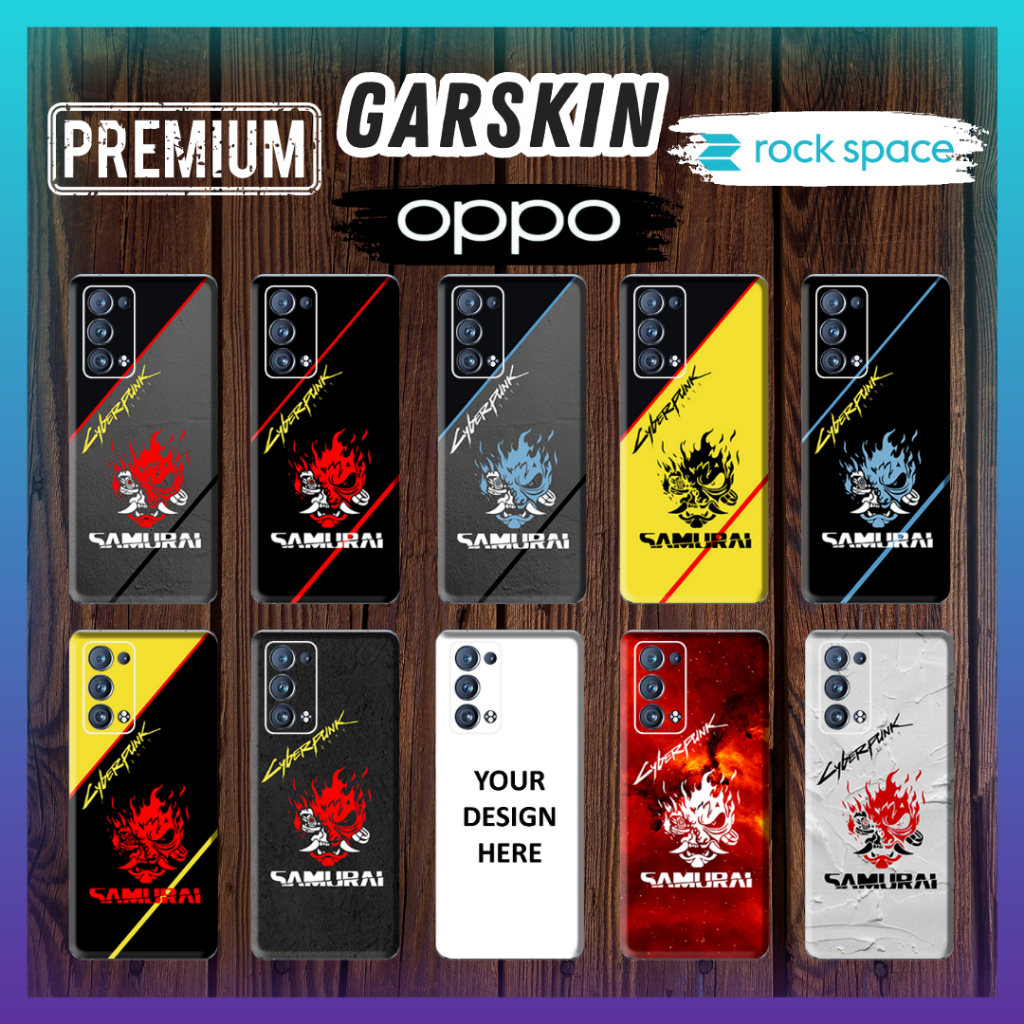 Premium Garskin Oppo Motif Cyberpunk By Rockspace