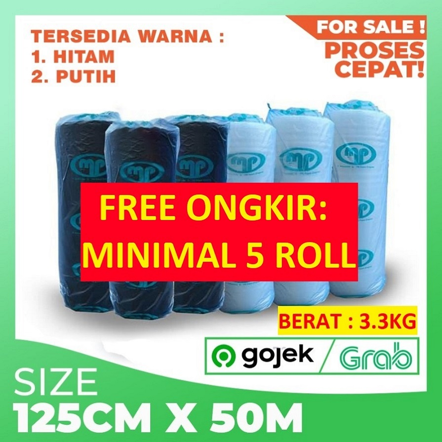 

Bubblewrap 125cm x 50M/BUBBLE WRAP HITAM / BENING 2KG UKURAN 125CM x 50M