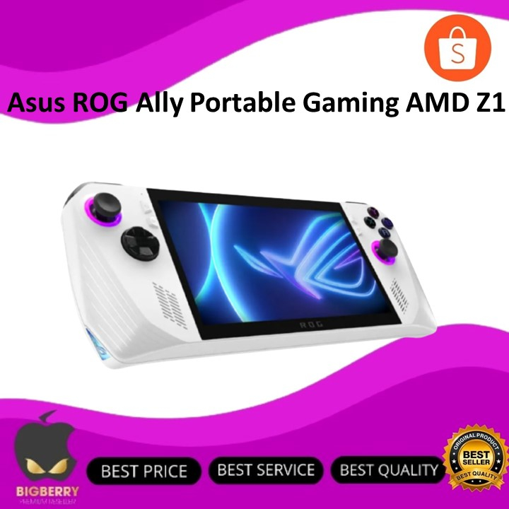 Asus ROG Ally Portable Gaming AMD Z1 Extreme 512GB 120Hz 7.0” FHD Resmi