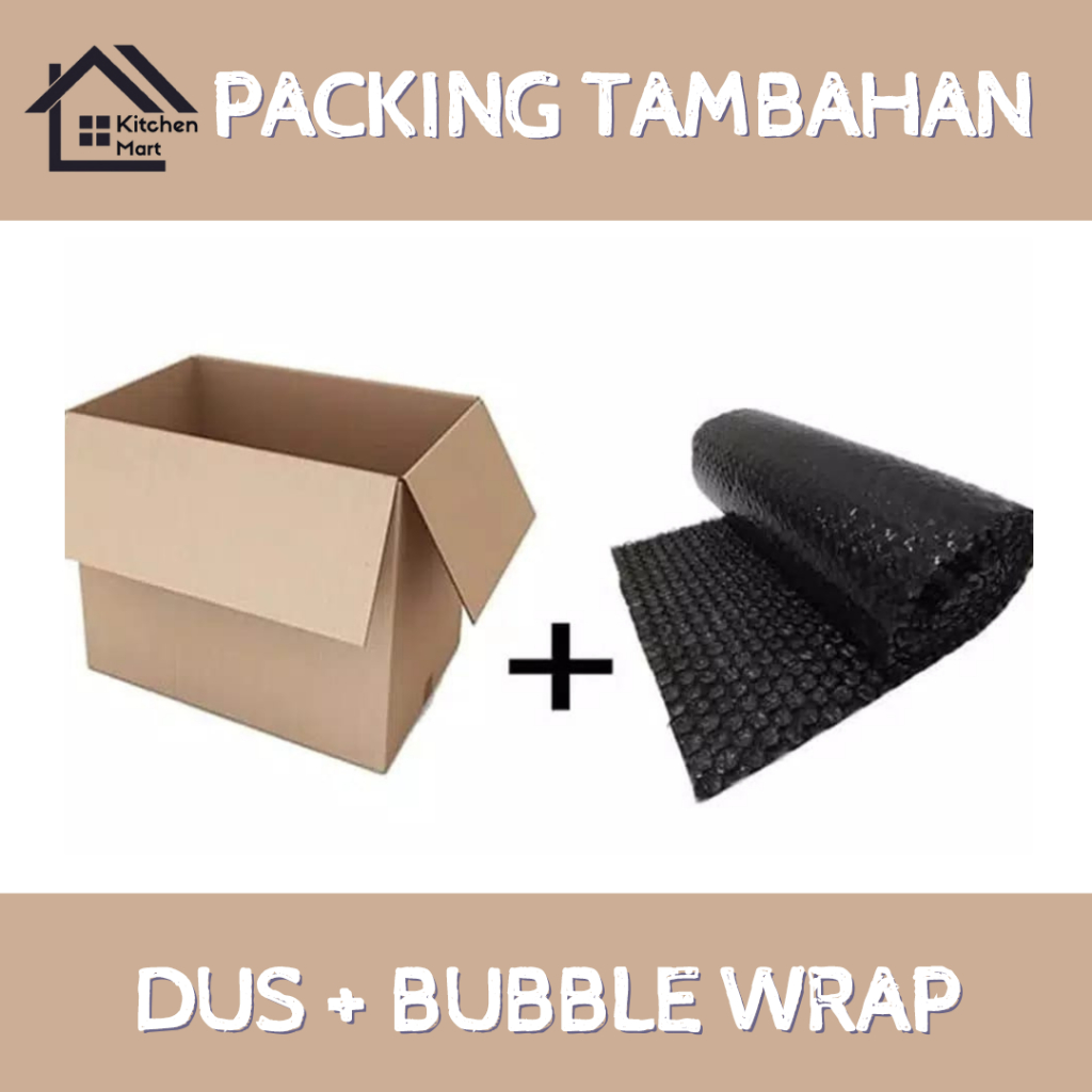 

Extra Packing Bubble Wrap Dan Dus Khusus Tambahan Packing Super Aman