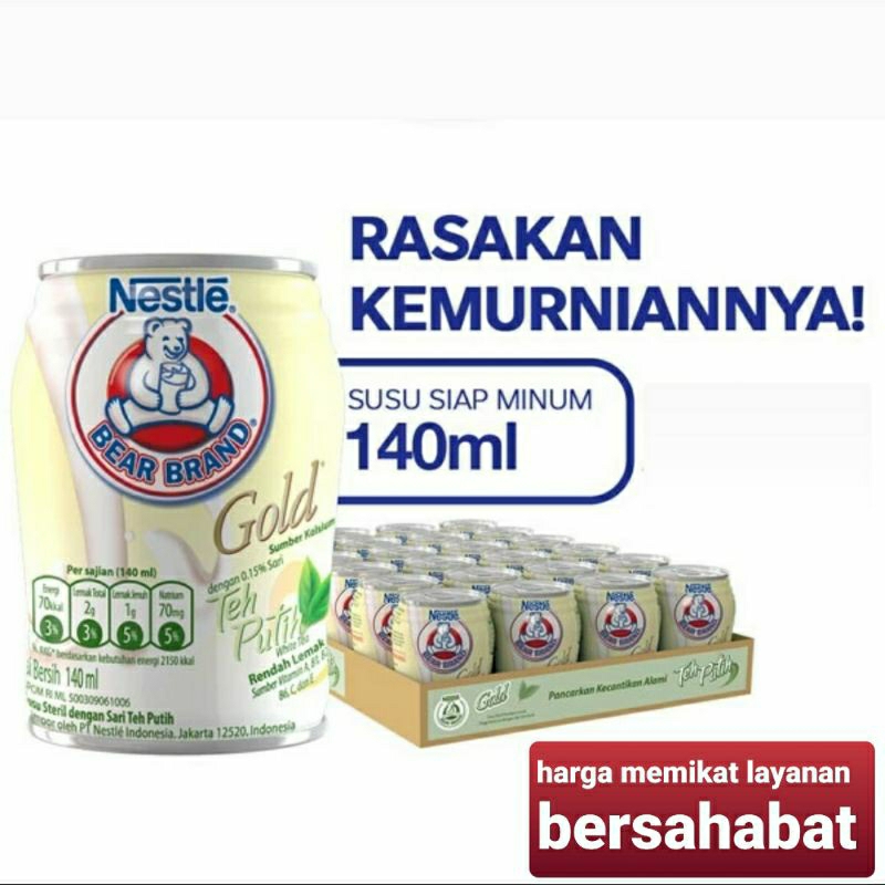 

Susu Beruang Gold White Tea 140 ml