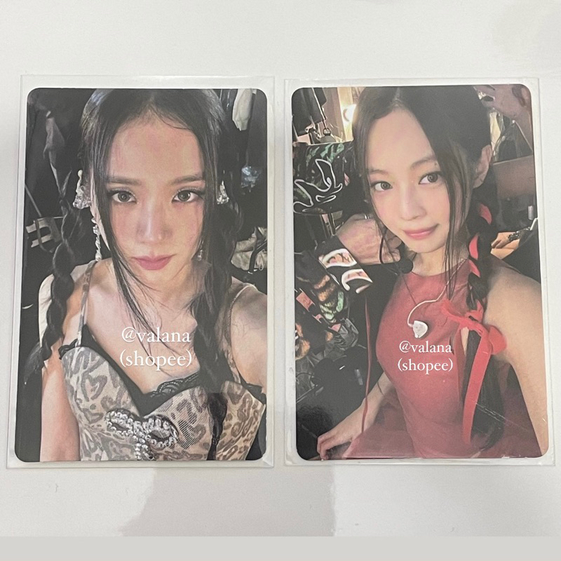 Jennie & Jisoo Official Photocard Vinyl LP Blackpink BornPink