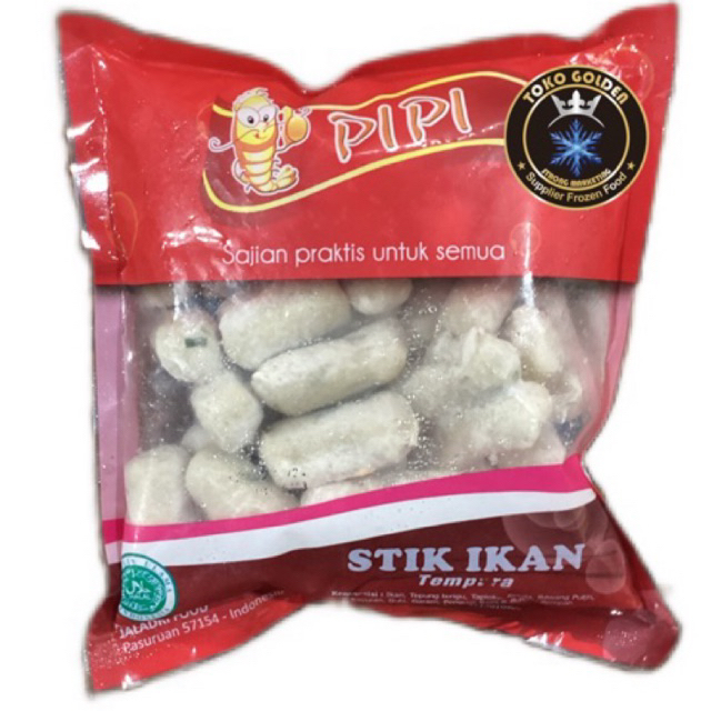 

Pipi stik ikan 500gr / tempura ikan