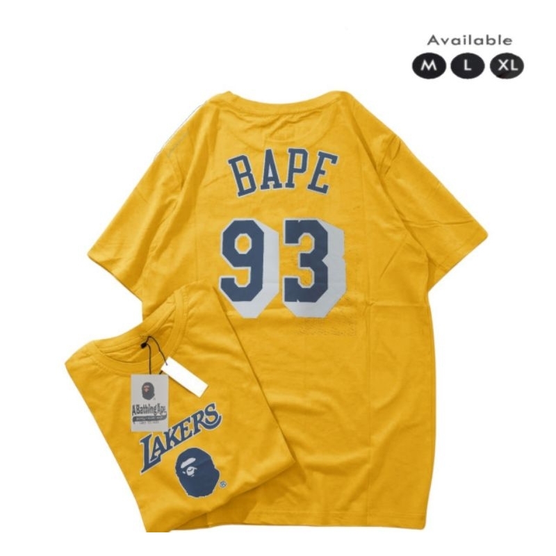 Kaos LAKERS BAPE UNISEX