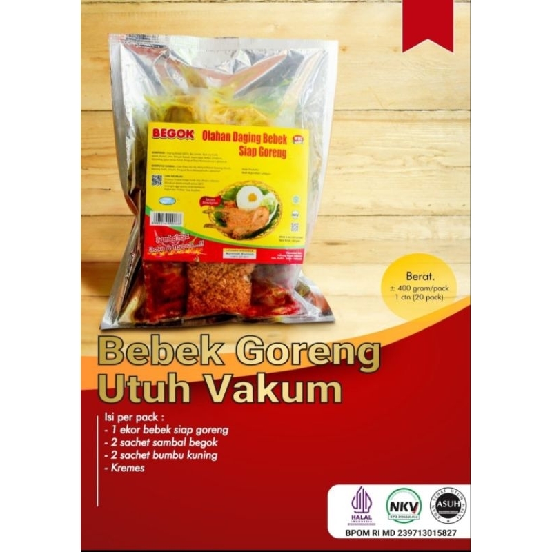 

bebek begok goreng