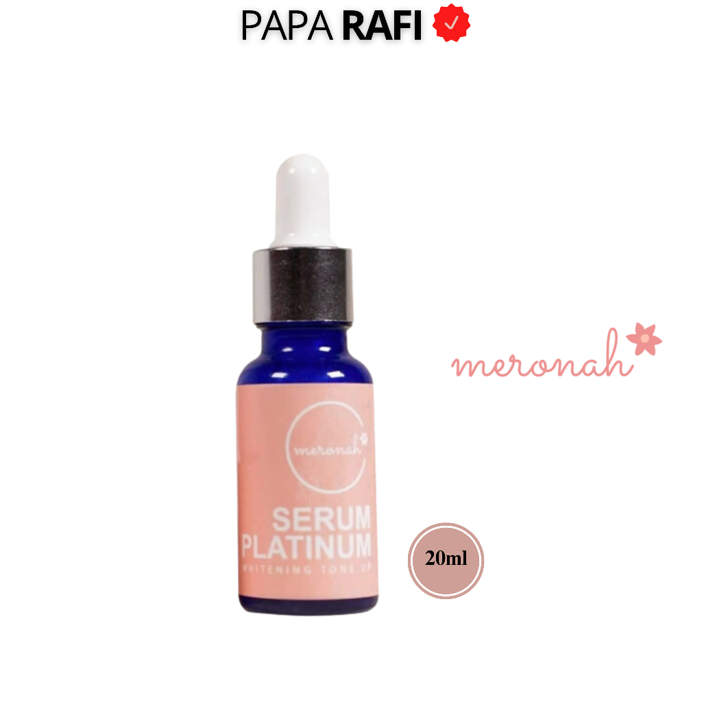 [PAPARAFISTORE] Serum Meronah Platinum 20ml Whitening Glowing Cream Original Merona Krim Ori BPOM