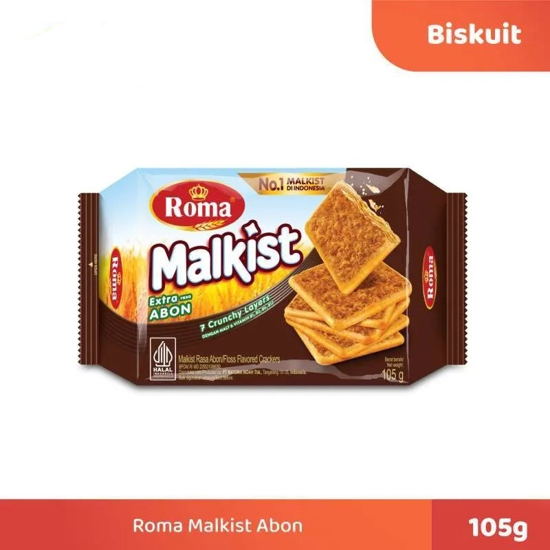 

BISKUIT MALKIST ABON ROMA 105GR