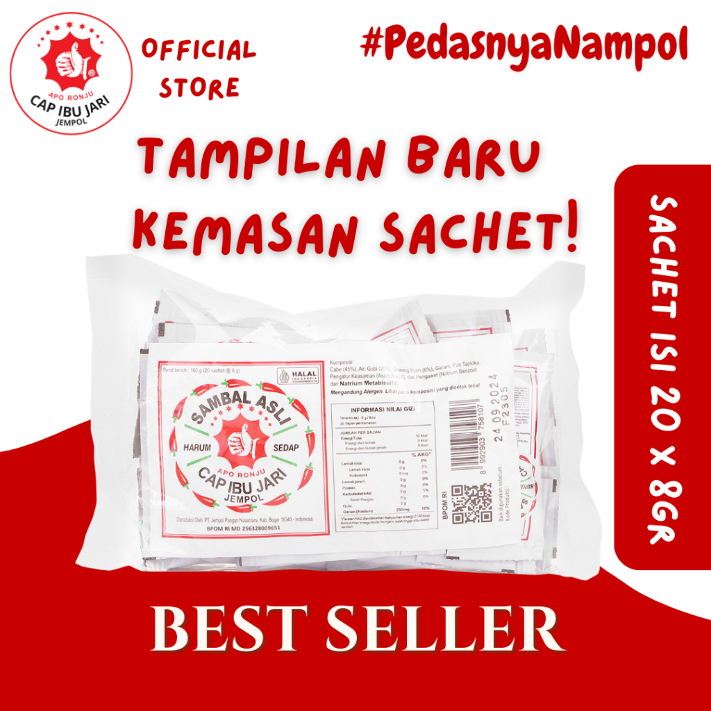 

Sambal Cap Ibu Jari Jempol Original Sachet