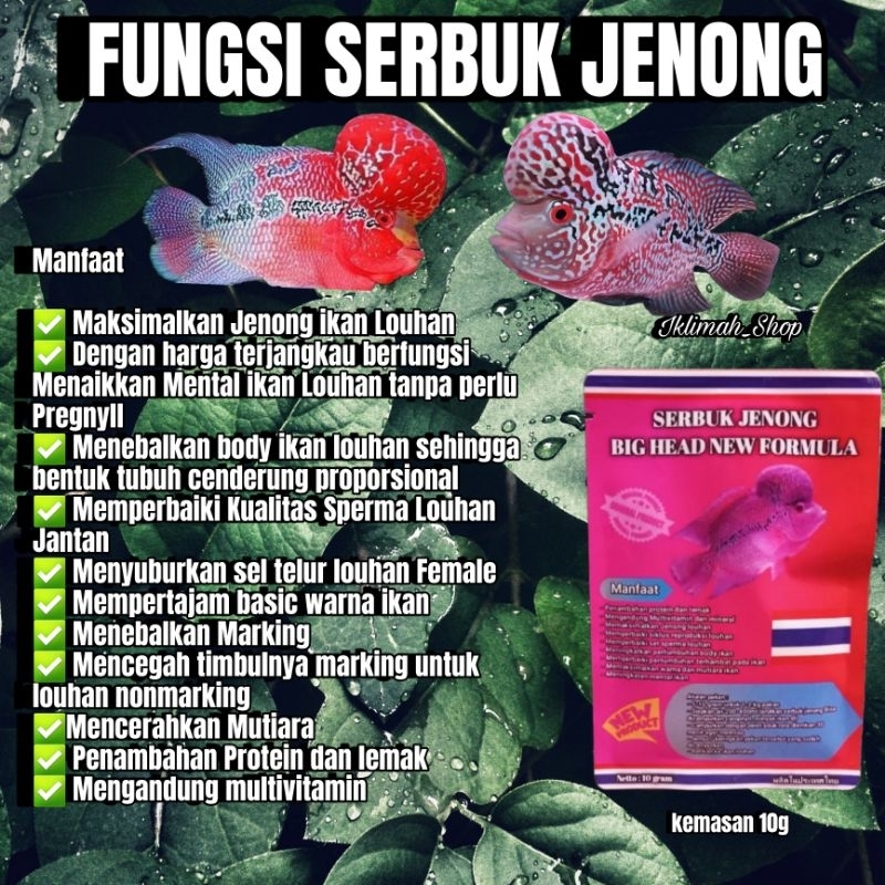 serbuk jenong louhan original