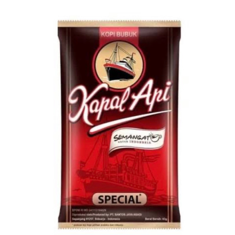 

KOPI HITAM KAPAL API 60GRAM/KOPI HITAM KAPAL API 6000