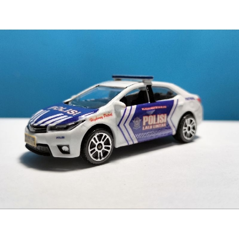 diecast miniatur Toyota Altis Vios limo custom polisi patwal pjr