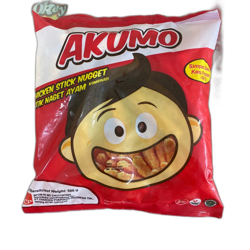 

Akumo stick nugget 500gr