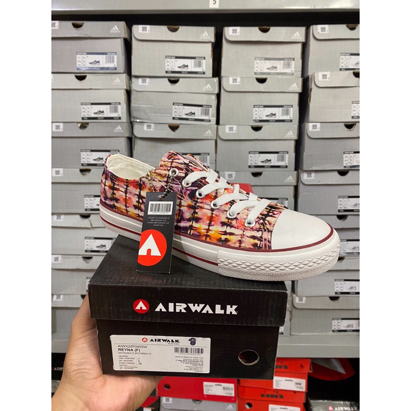 SALE‼️Airwalk Reyna White Multi Women's Shoes Original harga normal 399.000