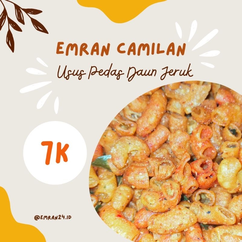 

Makaroni Pipa Pedas Daun Jeruk