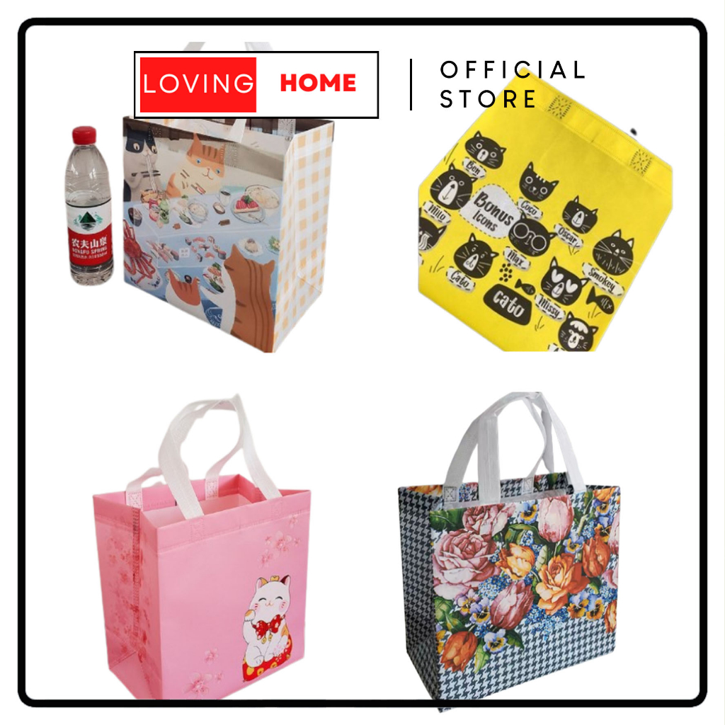 

LOVING HOME - Kantong Paper Bag Goodie Bag Kain Model Tinggi Bingkisan Kemasan