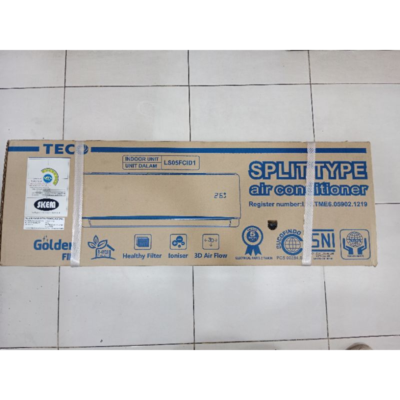 indoor ac teco 1/2pk unit only new model