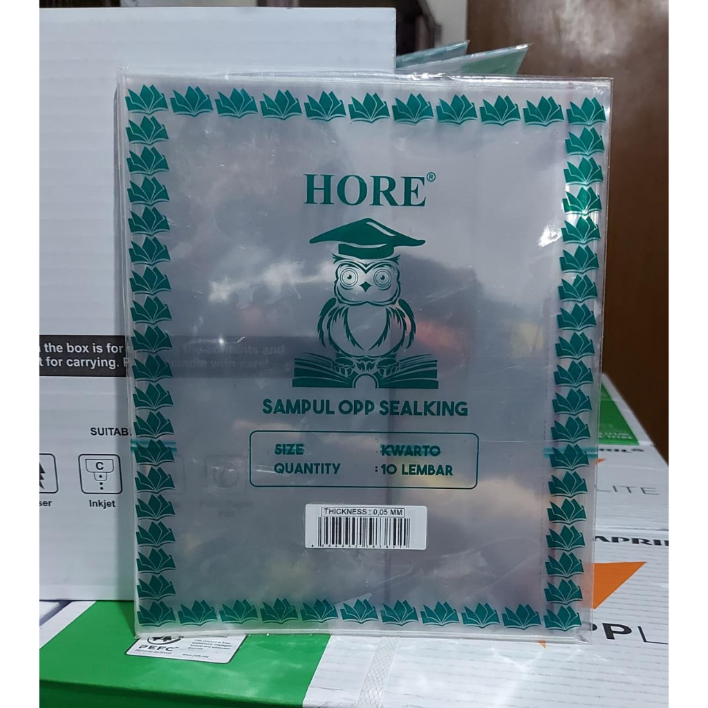 

Sampul buku kwarto OPP + LEM - 10 lembar