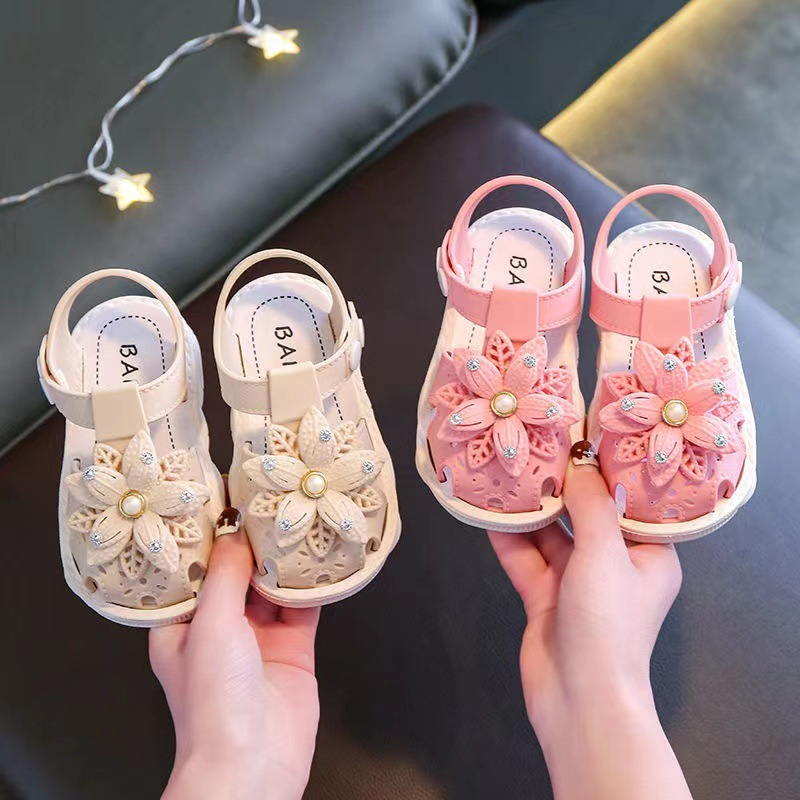 SSC  - SP103 SANDAL FLOWER SANDAL BAYI 0-5 TAHUN SANDAL IMPORT