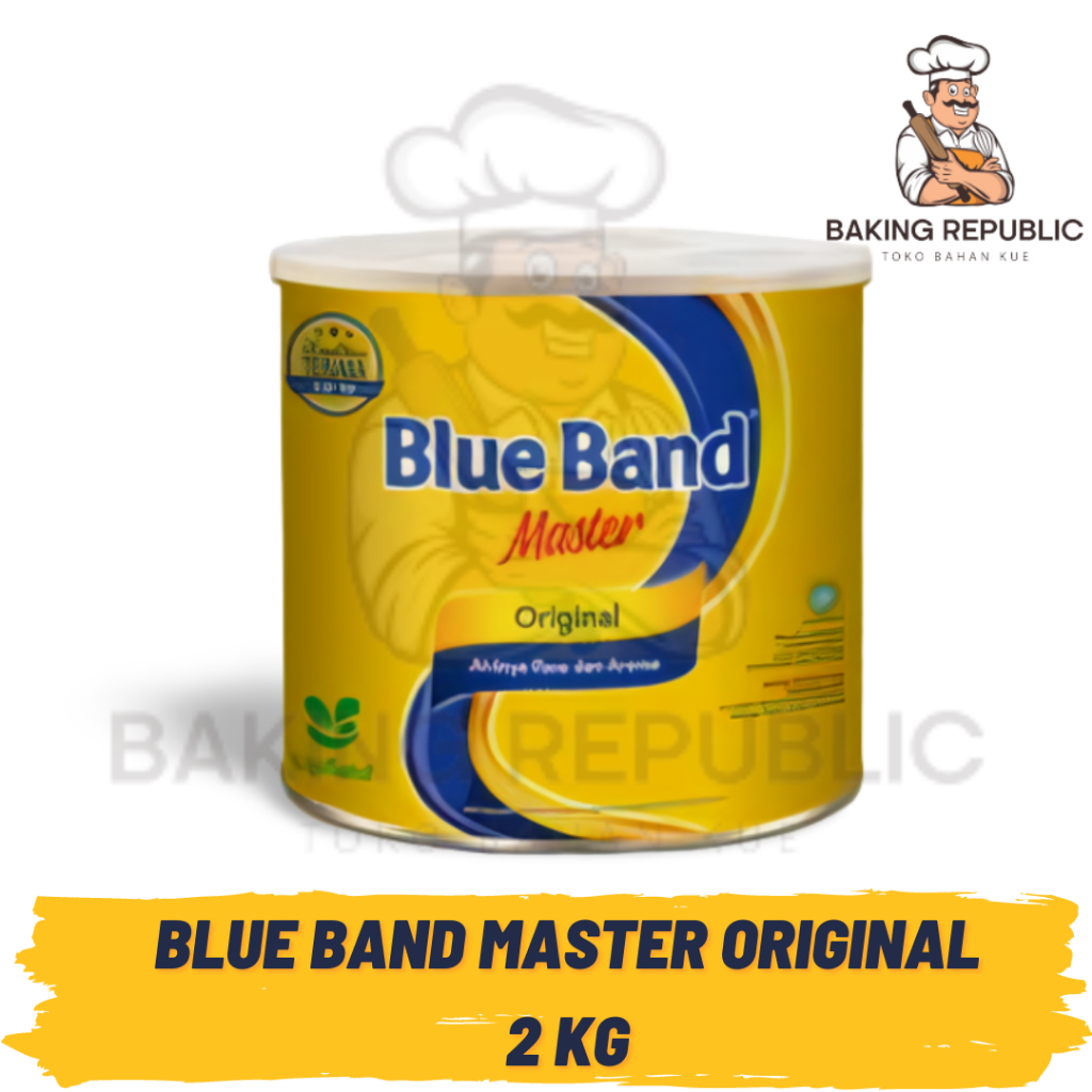 

BLUE BAND MASTER SERBAGUNA MARGARIN | 2 KG | KEMASAN KALENG | BLUEBAND SERBAGUNA