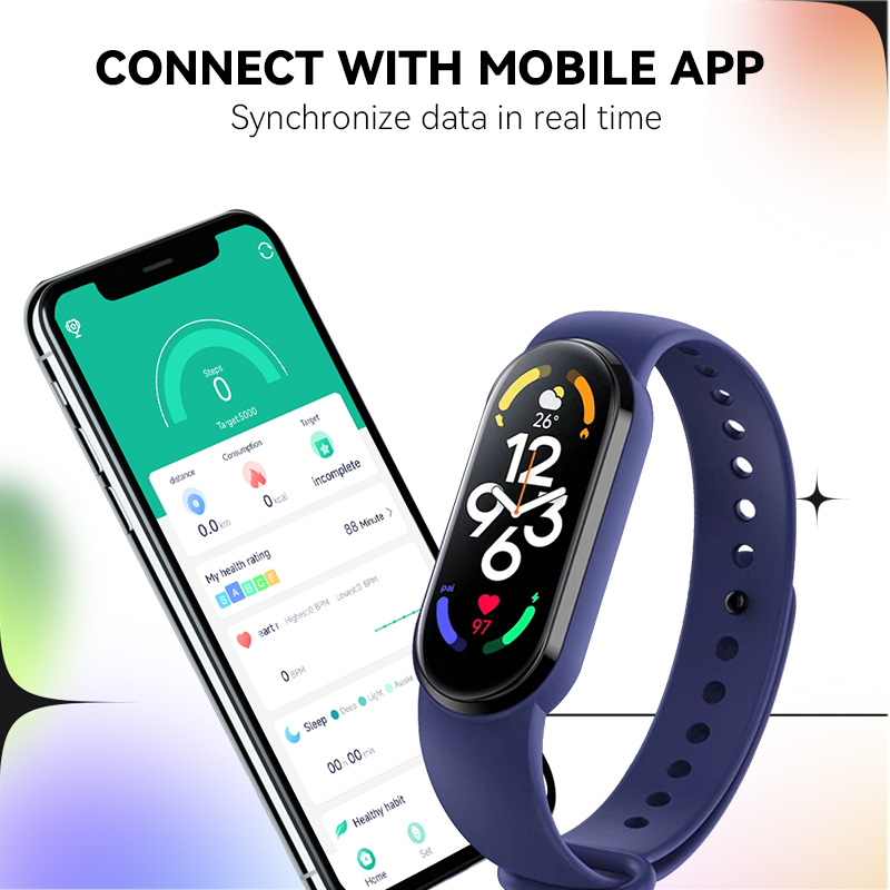 GOONE NEW 2023 M8 Smartwatch Bluetooth IP67 Waterproof Touch Screen Smartband Bracelet Play Music Sport Health Tracker Blood Pressure Monitoring Jam Tangan Pria Jam Tangan Wanita-6