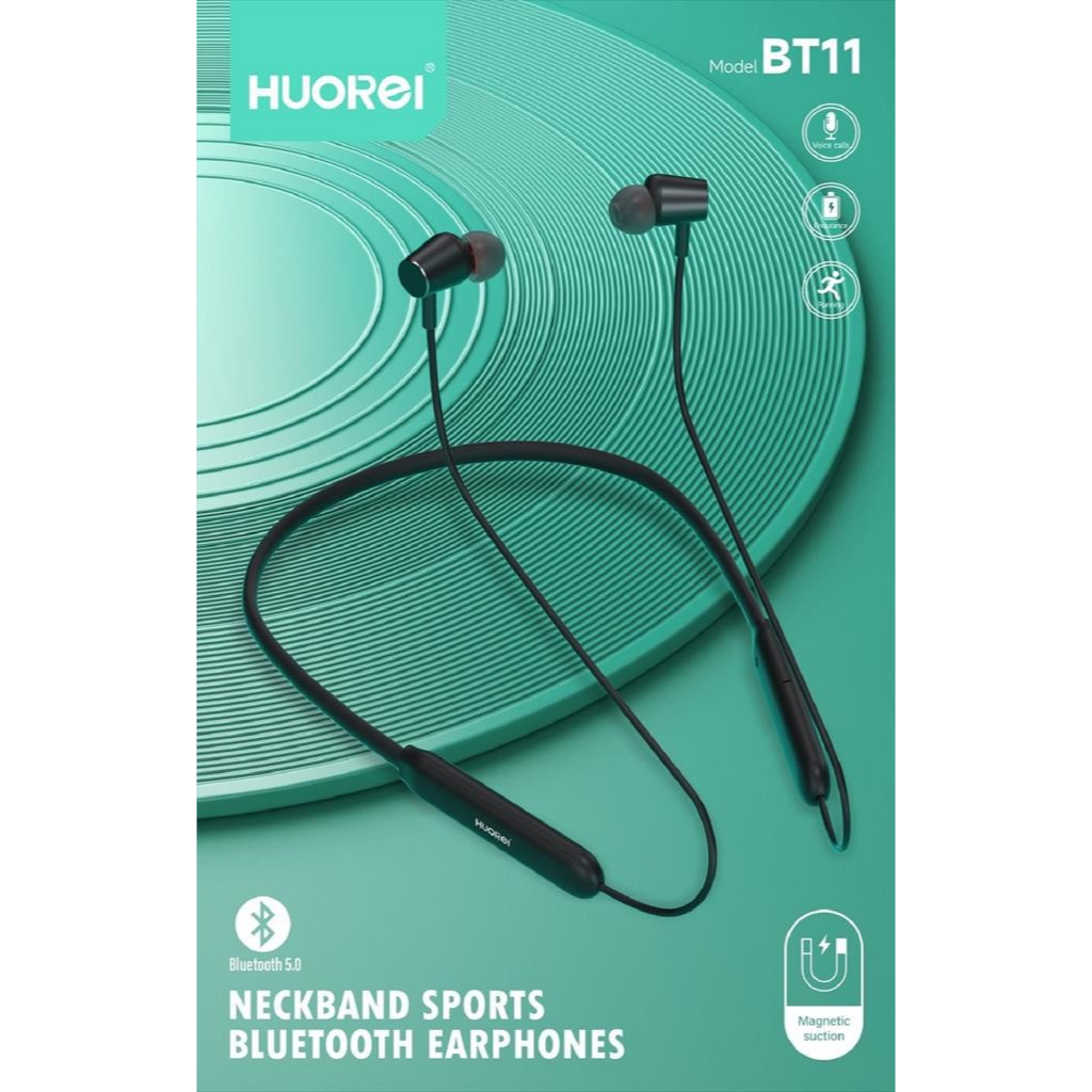 HUOREI Neckband Sport Bluetooth Earphone BT11