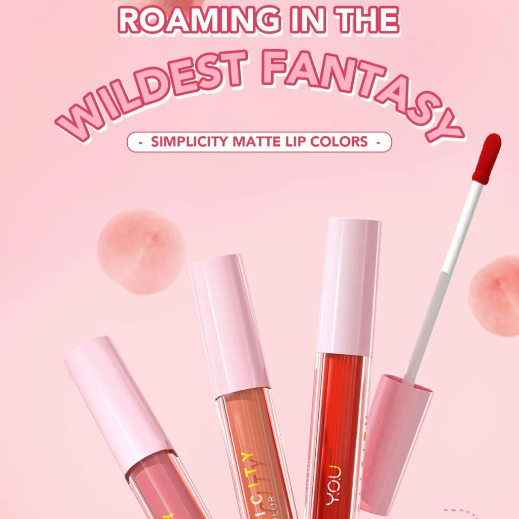 Y.O.U Simplicity Matte Lip Color | Lipcream LipMatte