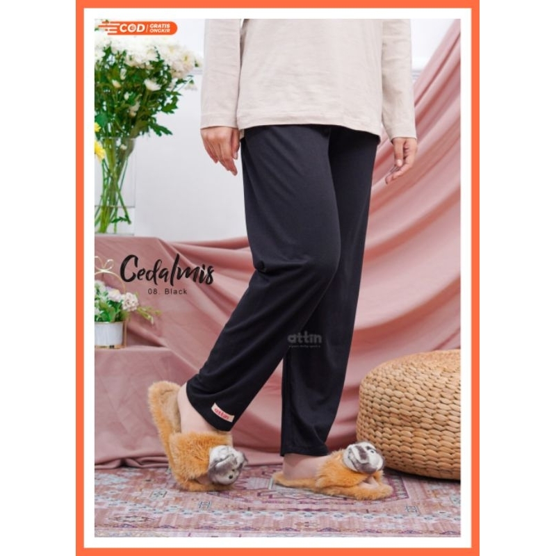 Cedalmis Basic/Rip by Attin Celana Dalaman Gamis Cotton ( Kaos)Rayon Polos