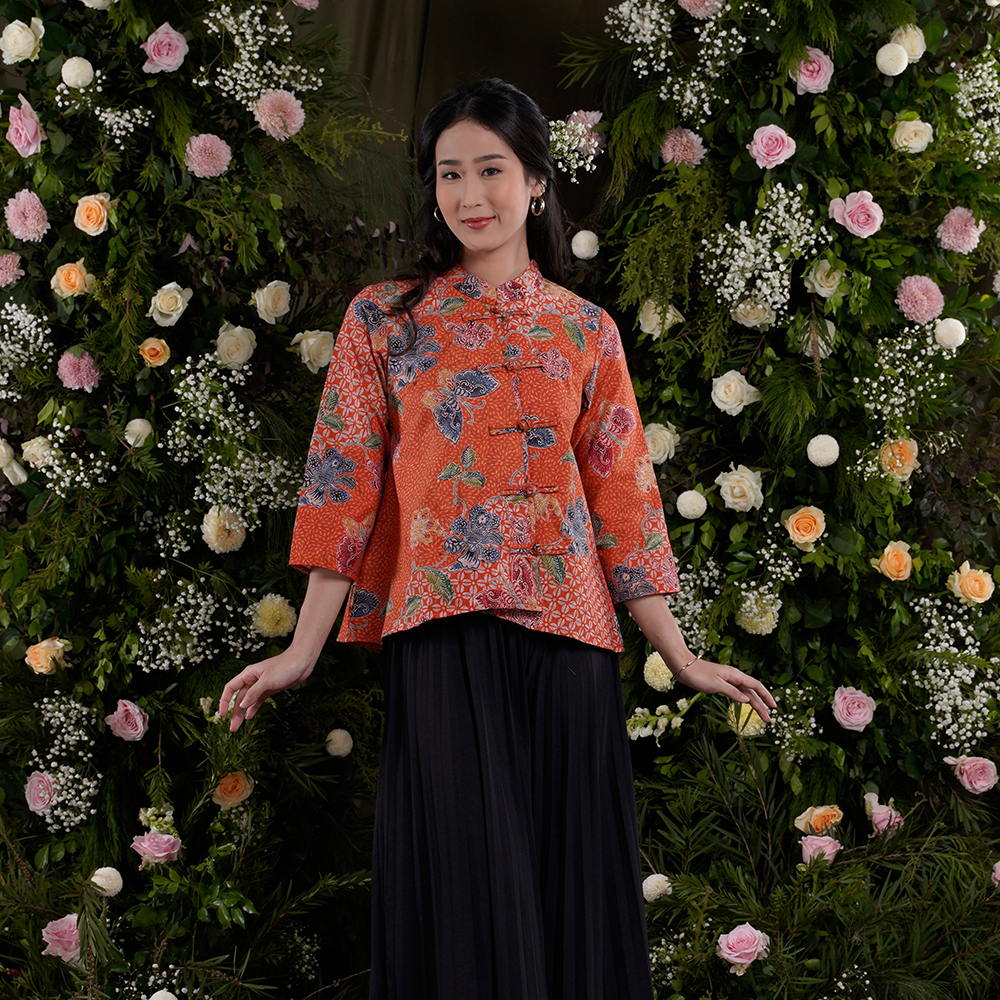 NONA RARA - Vivi encim T2272, Baju Batik Kasual Modern