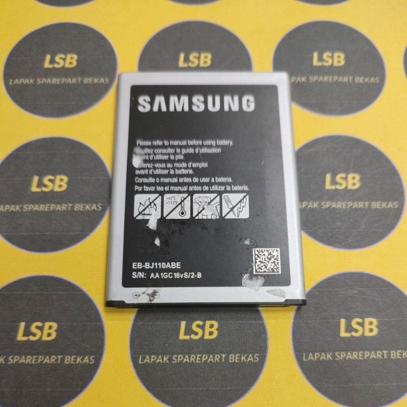 BATTERY SAMSUNG J1 ACE 2015 BJ110ABE ORIGINAL BEKAS