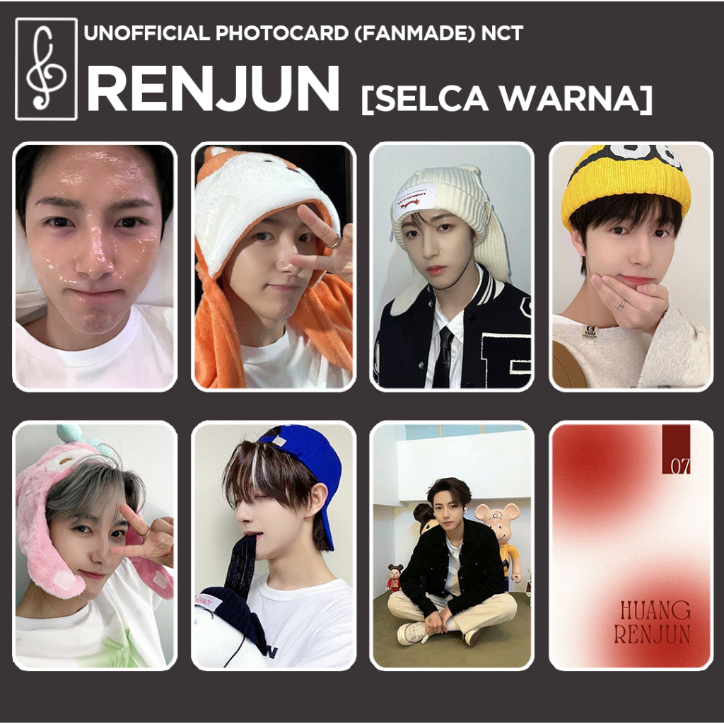 [SELCA WARNA NCT] RENJUN BOYFRIEND MATERIAL PHOTOCARD UNOFFICIAL