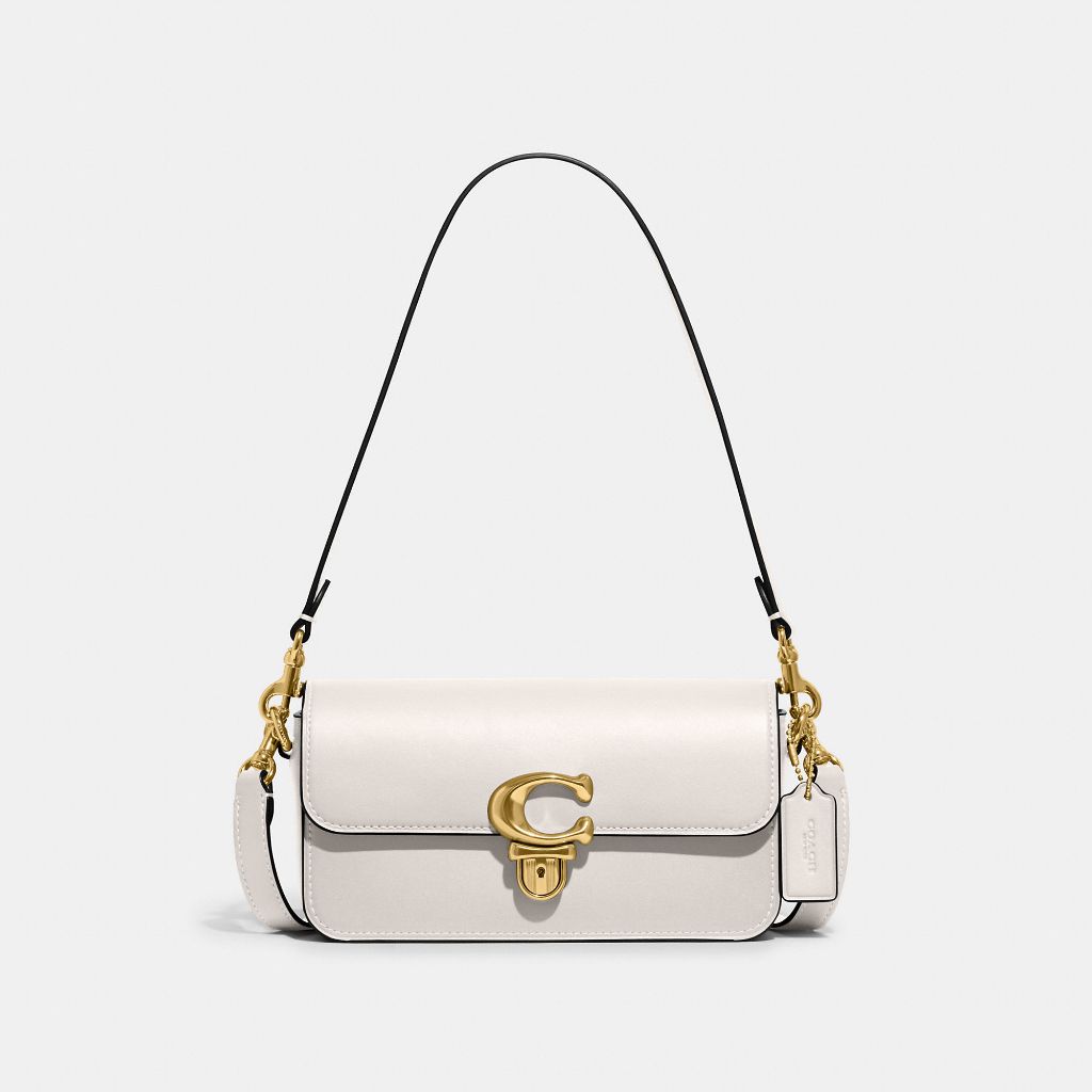 COACH Wanita STUDIO BAGUETTE Tas Tangan Tas Selempang Messenger Bag