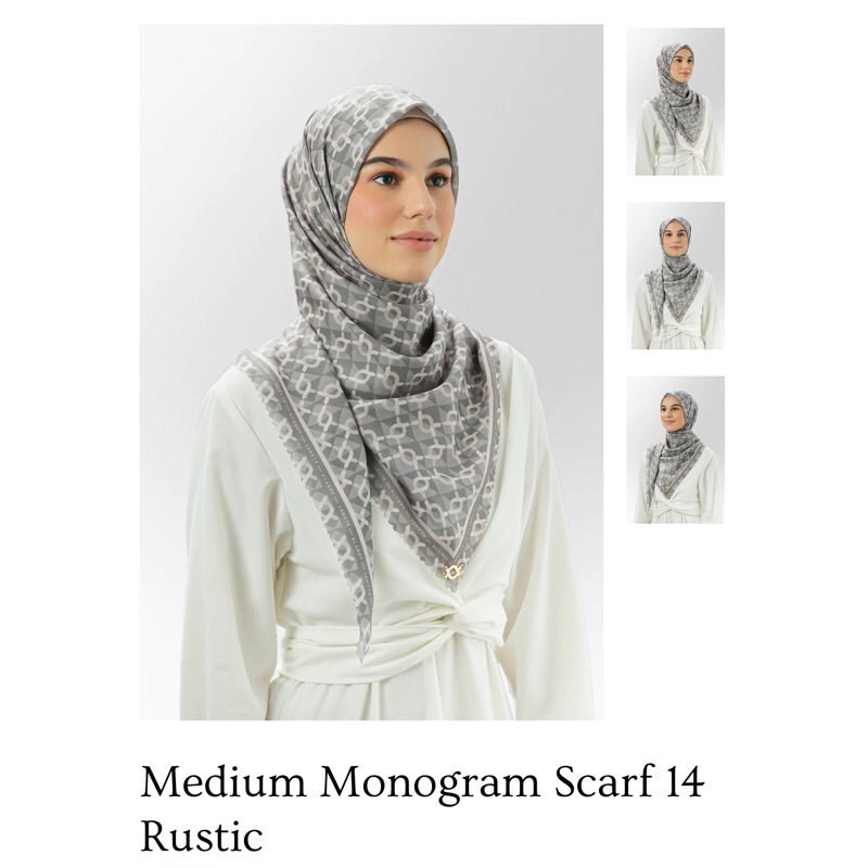 MONOGRAM SCARF by WEARING KLAMBY