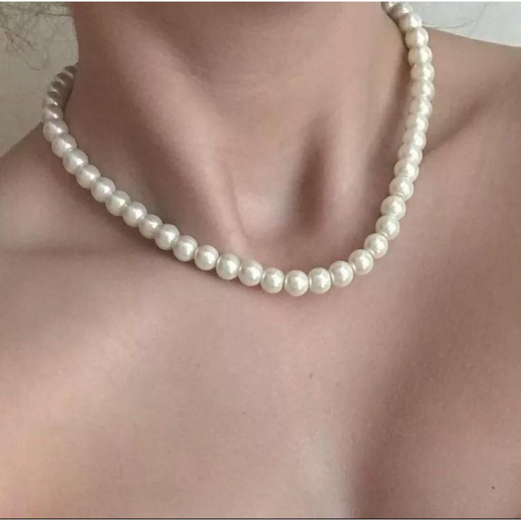 Kalung jefri nichol mutiara broken white premium