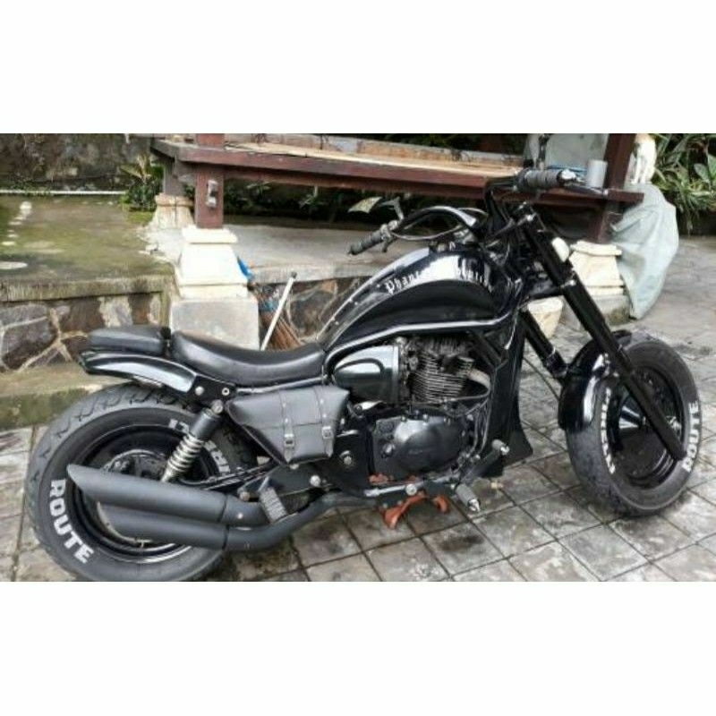 Side bag/Tas motor samping buat motor Japstyle Cafe Racer dan Classic