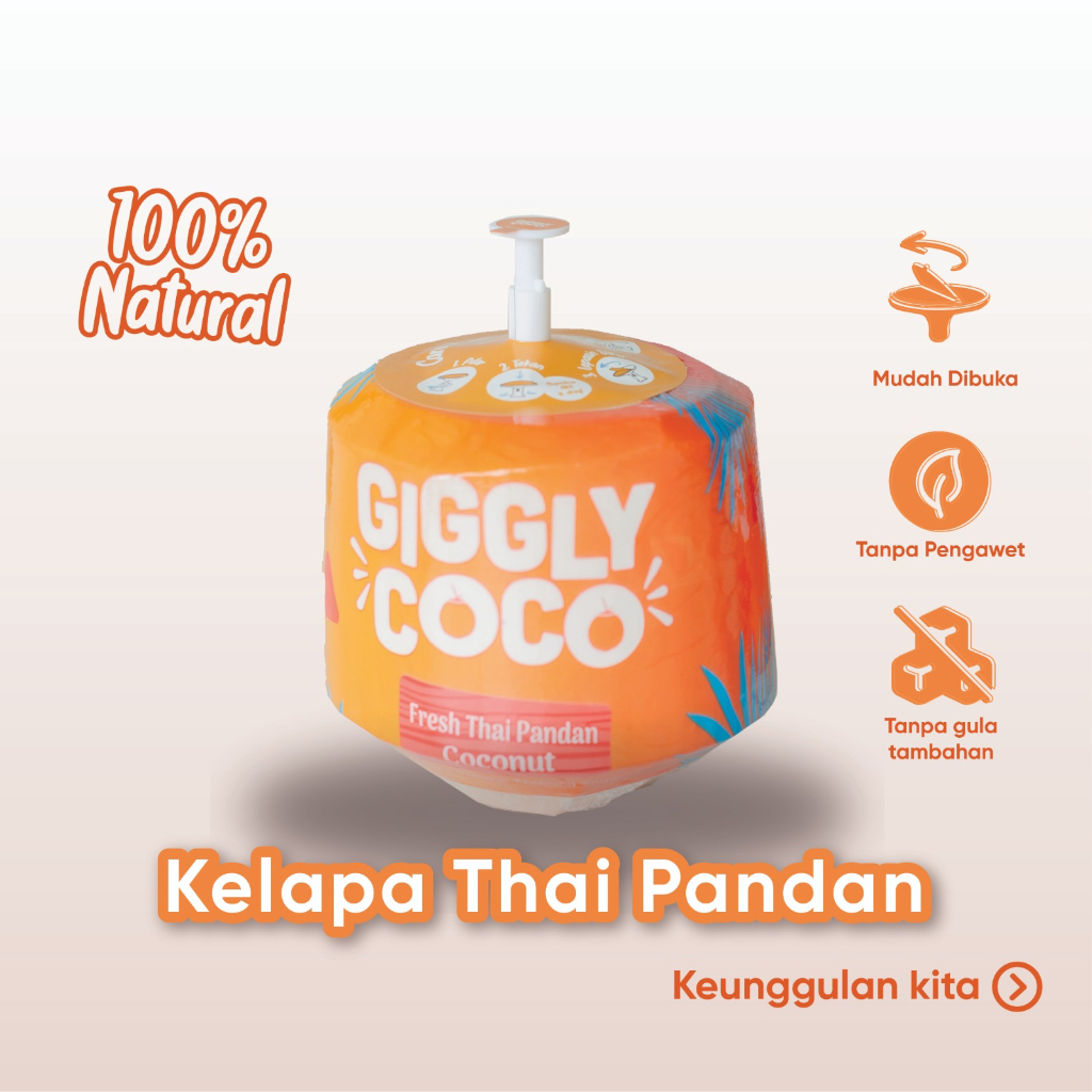 

Giggly Coco - Thai Pandan (Kelapa Pandan)