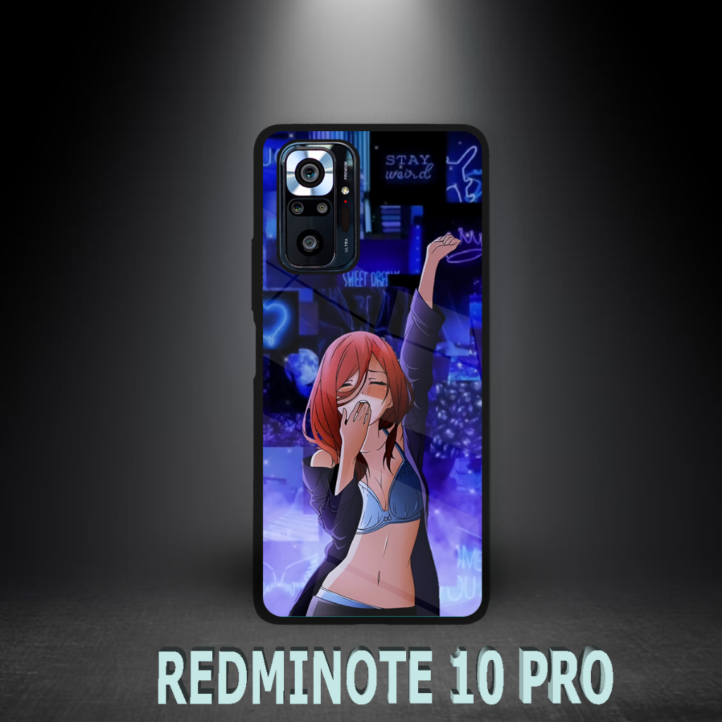 [CF27] Case Kilau XIAOMI REDMI NOTE 10 PRO| Casing Hp Glossy | Motif MIKU NAKANO